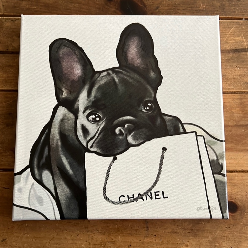 Oliver Gal French Bulldog Art Print